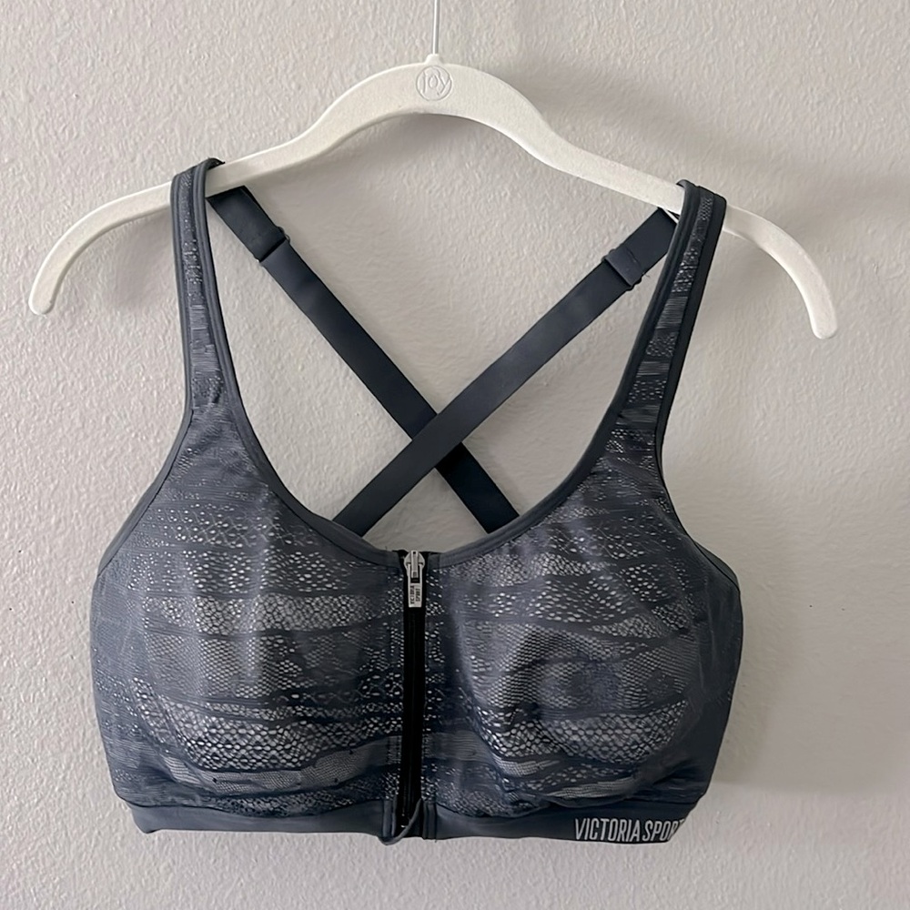 Gray Sports Bra